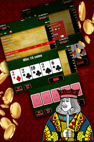 Casino Video Poker - Free Jacks or Better screenshot 2