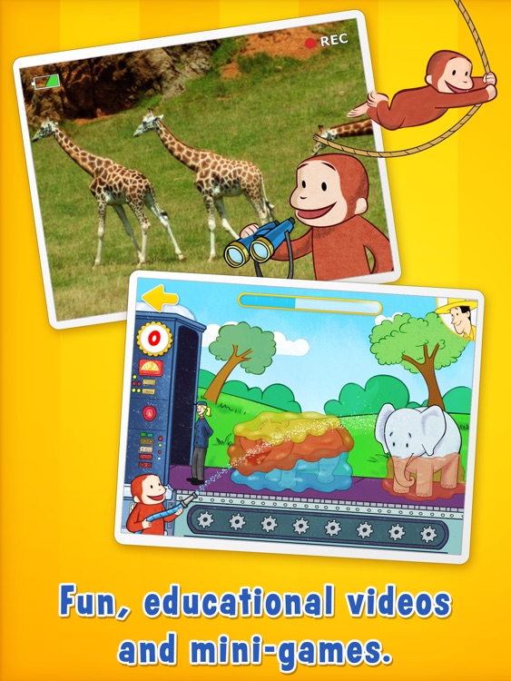 Curious George: Zoo Animals for iPad screenshot-3