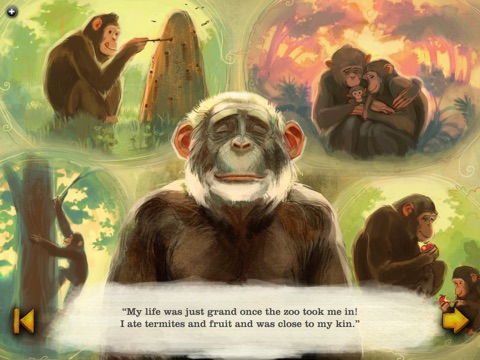 Chimps Should Be Chimps Storybook - Lincoln Park Zoo and Project ChimpCARE screenshot 3