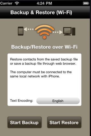Contacts Air Backup (Backup, Restore, Export) screenshot 2