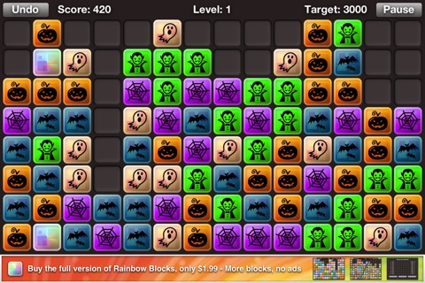 Rainbow Blocks Lite Edition screenshot 2