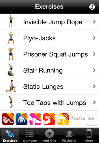 Cardio Workouts Free screenshot 1