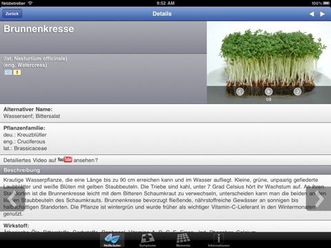 Heilkräuter Lexikon for iPad screenshot 3