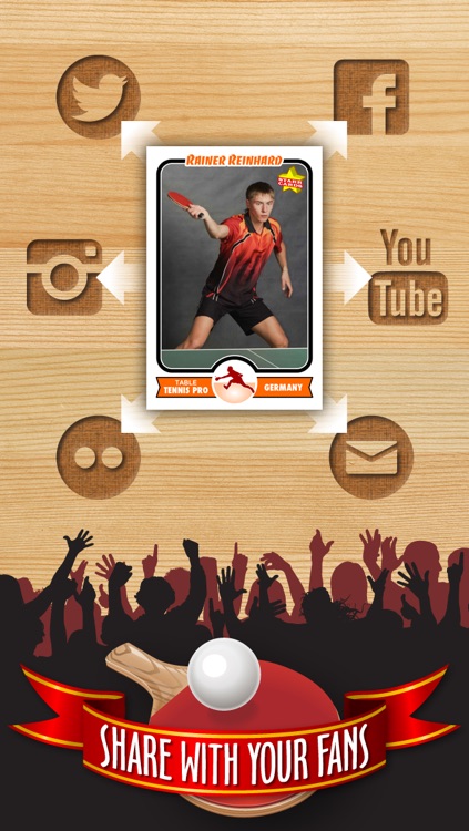 Table Tennis Card Maker - Make Your Own Custom Table Tennis Cards with Starr Cards screenshot-3