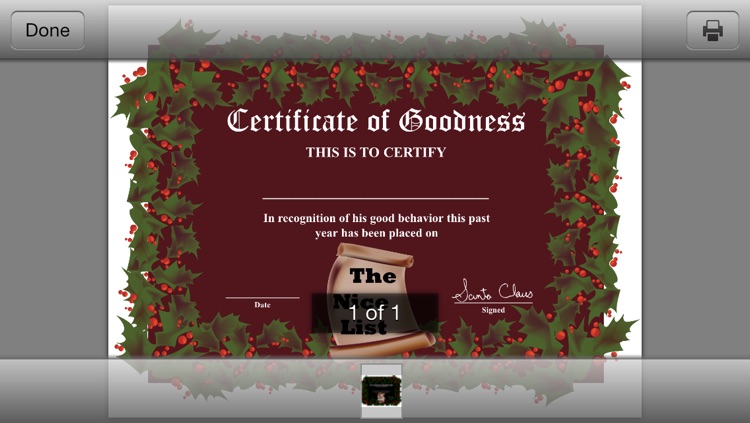 CertificateCreator.com Christmas Edition