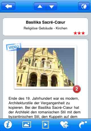 Paris Travel guide with videos in German screenshot 2