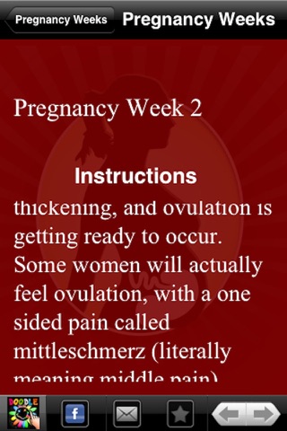 Pregnancy Weeks** screenshot 3