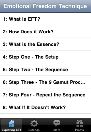 Exploring EFT - Emotional Freedom Technique screenshot 2