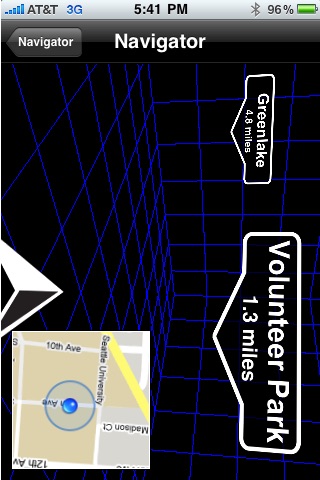 Heads Up Navigator: 3D Augmented Reality Navigation