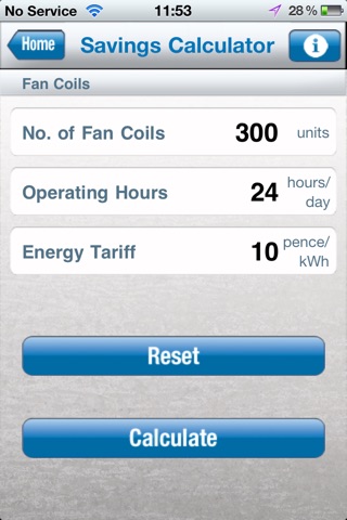 ebm-papst Energy Savings Calculator screenshot 2