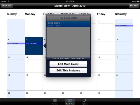 Year Planner screenshot 2