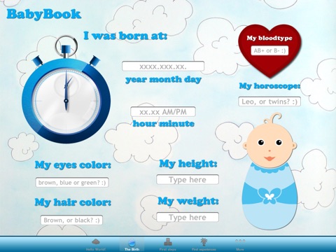 BabyBook Boy Lite screenshot 2