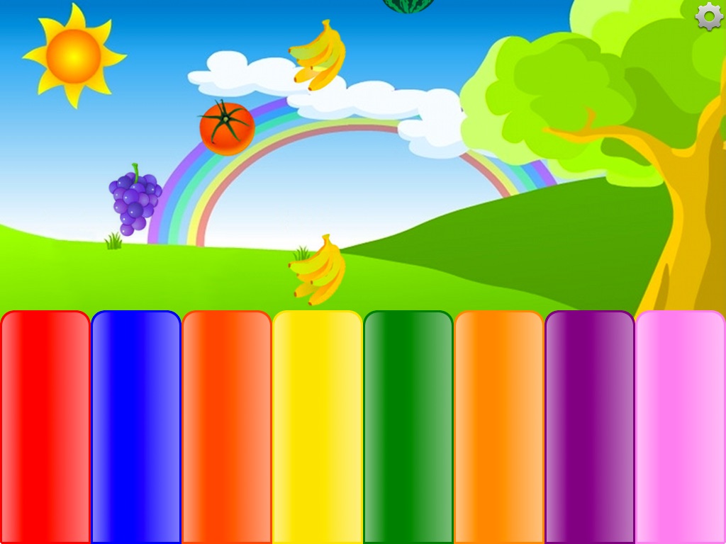 Kids Fruit Piano for iPad Lite screenshot 2