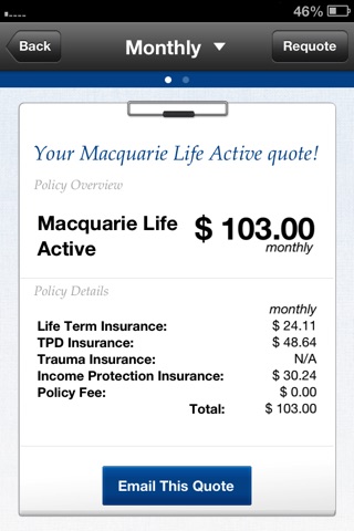 Macquarie Life - Life Insurance Quotes screenshot 4