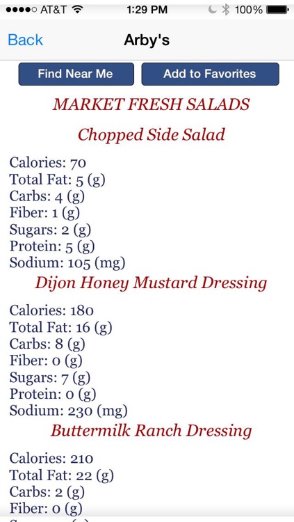 Dash Diet Helper - Fast Food Restaurants Low Sodium Items