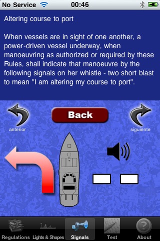 Lights and Shapes COLREG screenshot 2