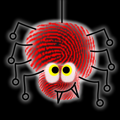 Glow Fingerprint Icon