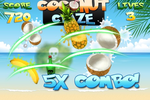 Coconut Craze PRO - Slice The Fruit Carribbean Style! screenshot 2