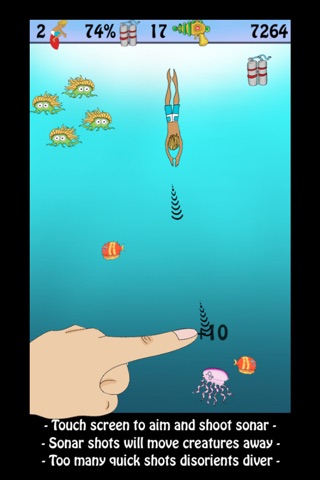 Doodle Jump, Surf & Dive Free screenshot 2