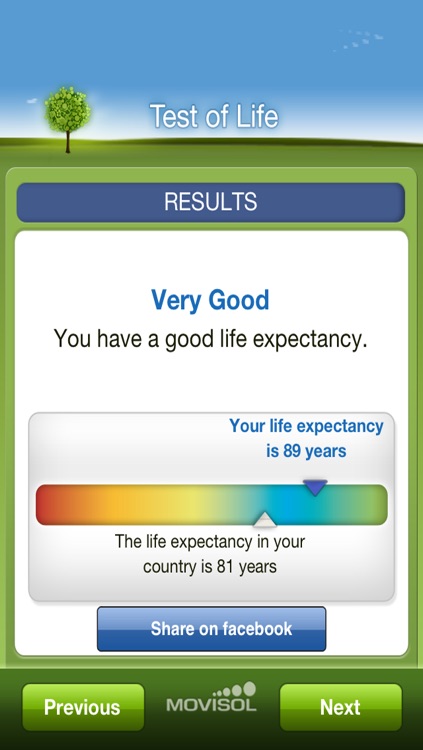 Test of Life: expectancy to live calculator in habits and genetics screenshot-3