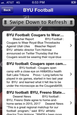 College Sports - BYU Football Edition screenshot 2