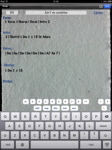 My Chord Book screenshot 2