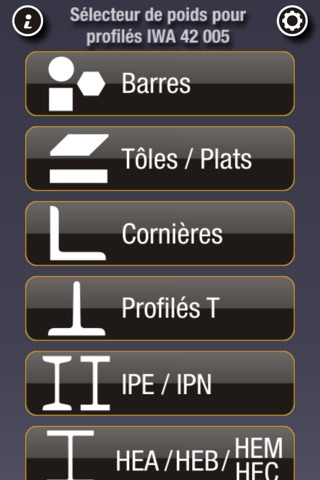 Steel Sections Calculator IWA 42 005 screenshot 2