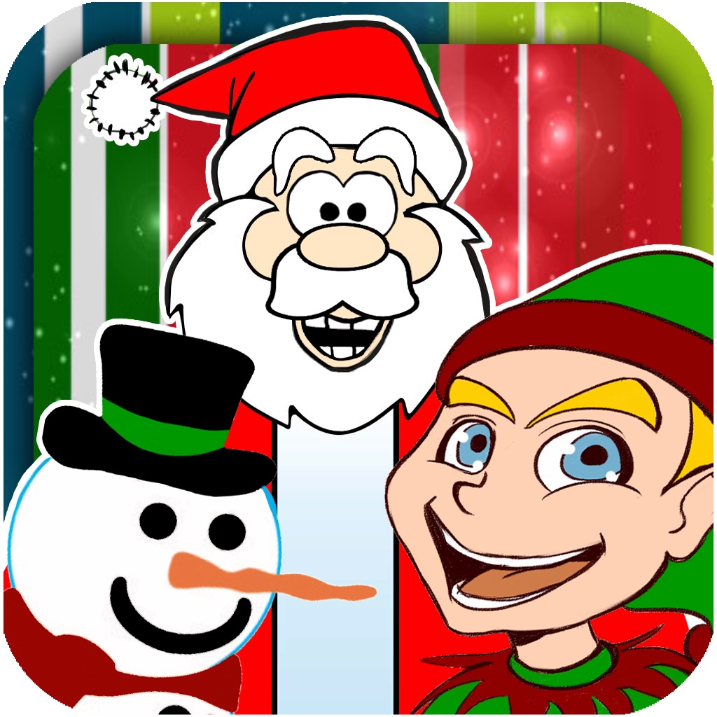 Interactive Christmas Friends - Free Repeating Santa, Frosty, and Elf icon