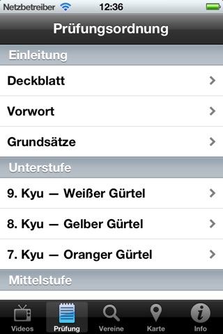 Deutscher Karate Verband screenshot 2