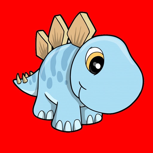 ABC Dinosaur Stickers Art HD - for iPad