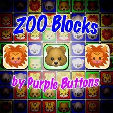 Activities of Zoo Blocks by Purple Buttons