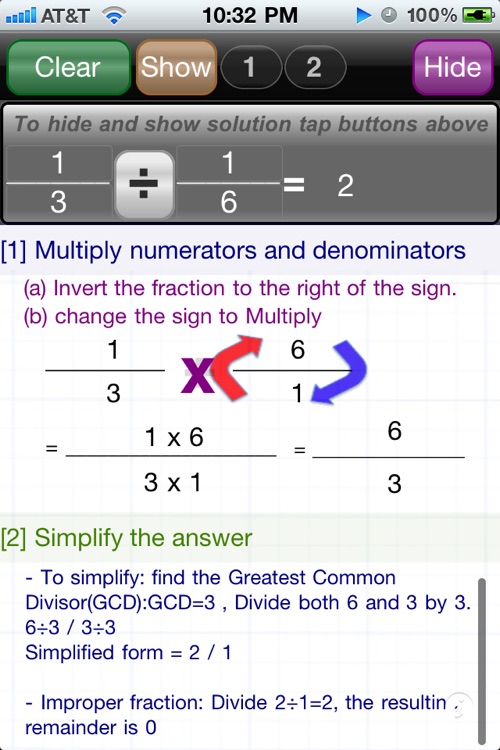 Fractions Multiply & Divide screenshot-3