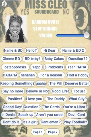 miss cleo soundboard