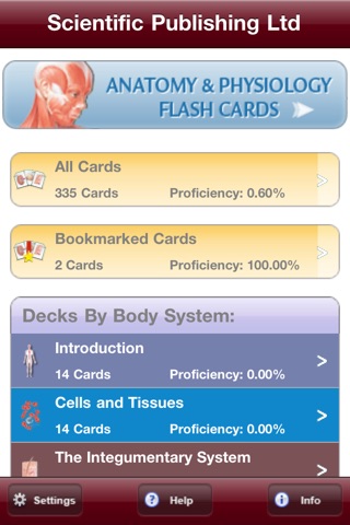 Anatomy & Physiology Flash Cards screenshot 2