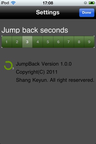 MediaPlayer Jump back screenshot 3