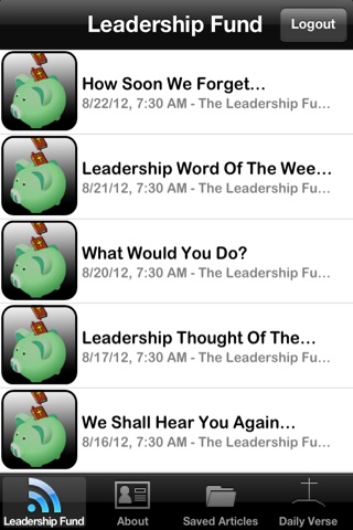 The Leadership Fund - Investing in the spiritual leadership of today! screenshot 2
