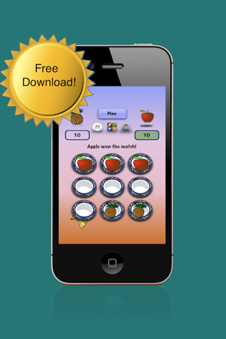 Tic Tac Fruity Bash: World Fruit Blitz Match - Free Game Edition for iPad, iPhone and iPod screenshot 2