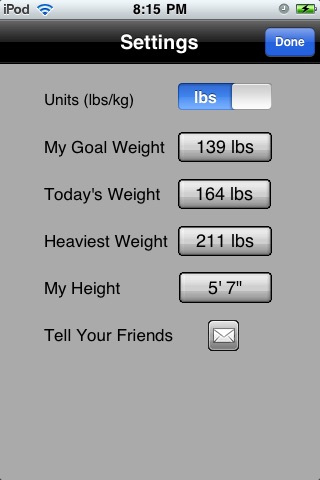 Virtual Weight Loss Model Lite screenshot 2