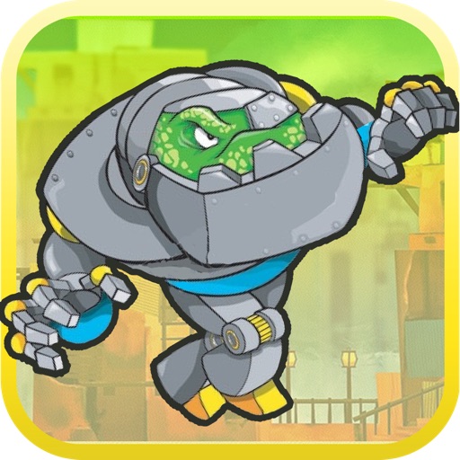Super Jetpack Hoppy Robot Racer: Kids Robot Game iOS App