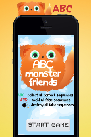 ABC Monster Friends – Fun game for children to learn the letters of the alphabet for preschool, kindergarten or school! screenshot 2