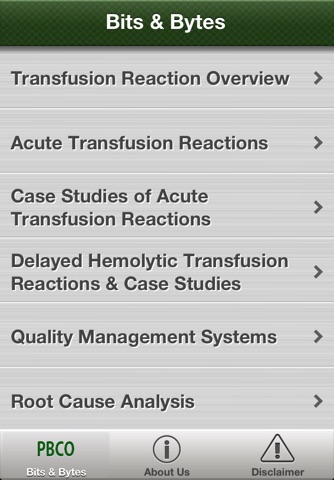BC PBCO Transfusion Bits and Bytes screenshot 2