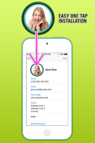 Add Frames and Borders to Your Contact Photos - with just one tap! screenshot 2
