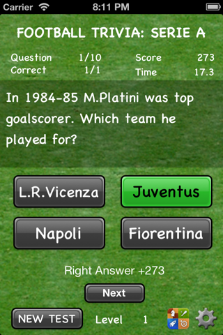 Football Trivia: Serie A screenshot 2