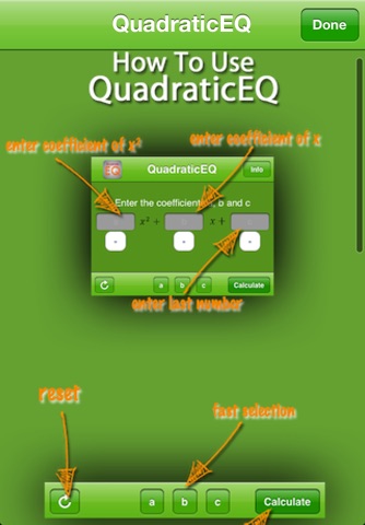 QuadraticEQ screenshot 4