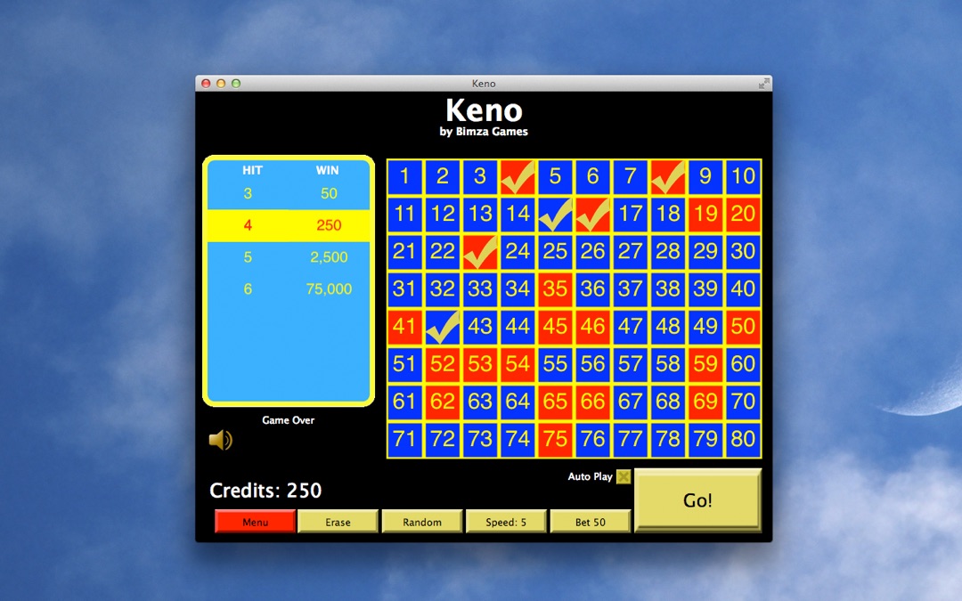 Keno Machine Cheats