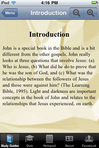 The Gospel of John Bible Study App