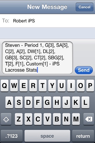 iPS Lacrosse Stats screenshot 3