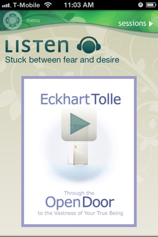 Through the Open Door - Eckhart Tolle screenshot 2