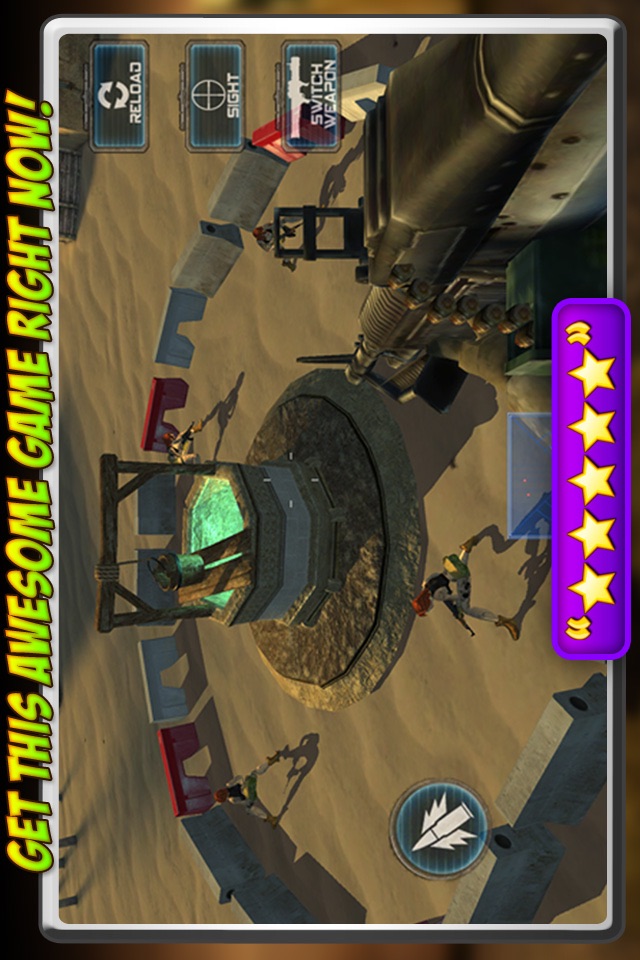 Helicopter Zombie Hunt- Fun 3D Army Defense Game screenshot 3