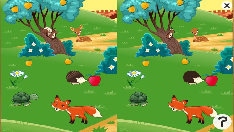 Animal game for children age 2-5: Get to know the animals of the forest